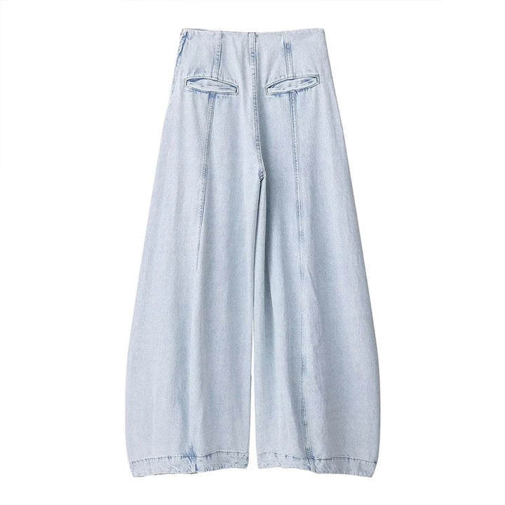 Jeans patchwork vita bassa donna – pantaloni larghi Y2K stile street fashion