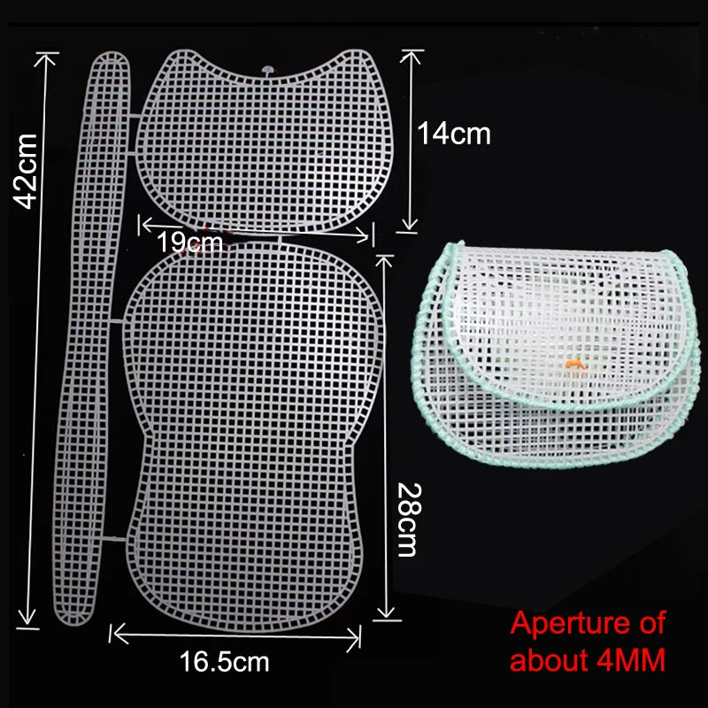 Kit DIY Borse Intrecciate Uncinetto – Kit Completo con Tela, Nastro e Accessori