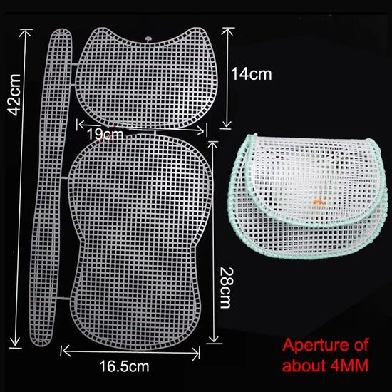 Kit DIY Borse Intrecciate Uncinetto – Kit Completo con Tela, Nastro e Accessori