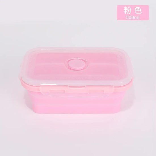 Contenitori Alimentari Pieghevoli 4 Pezzi – Set Salvaspazio in Silicone