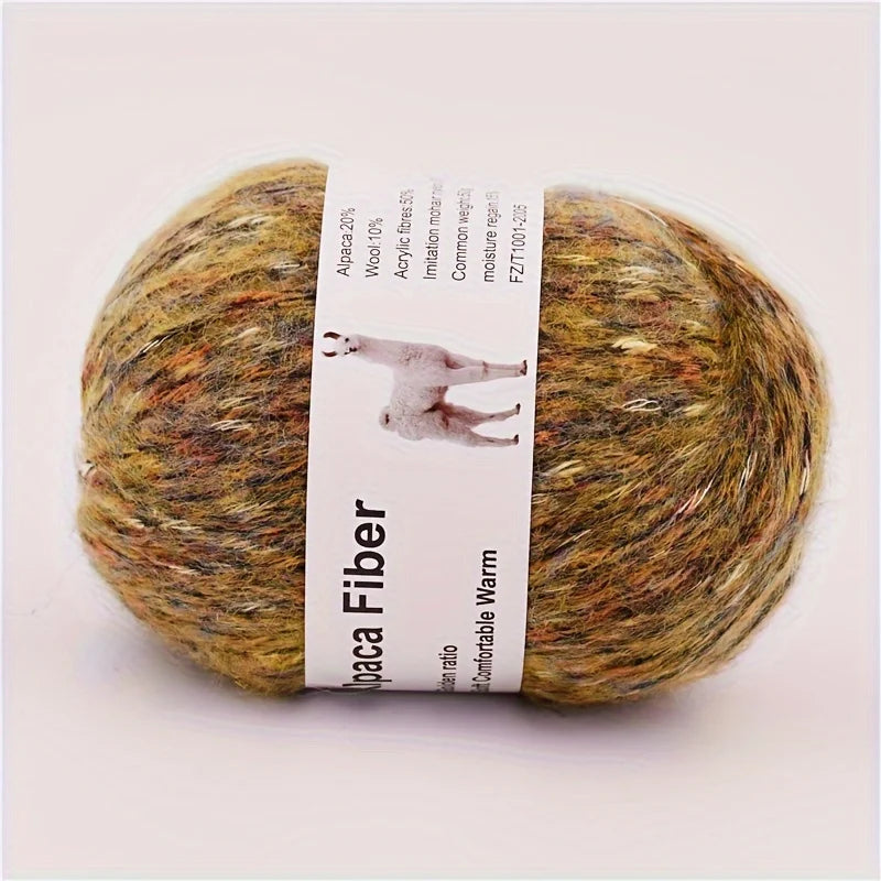 Set 6 gomitoli filo alpaca – lana alpaca hand-knit per sciarpe, cappotti, lavori intrecciati colorati fai-da-te