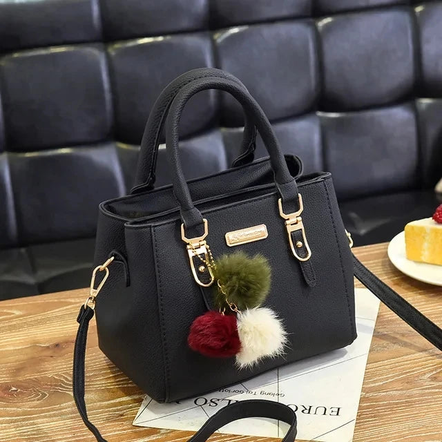 Borsa donna grande capacità ricamata con nappine – crossbody & tote 2025, borsa spalla elegante / uso quotidiano