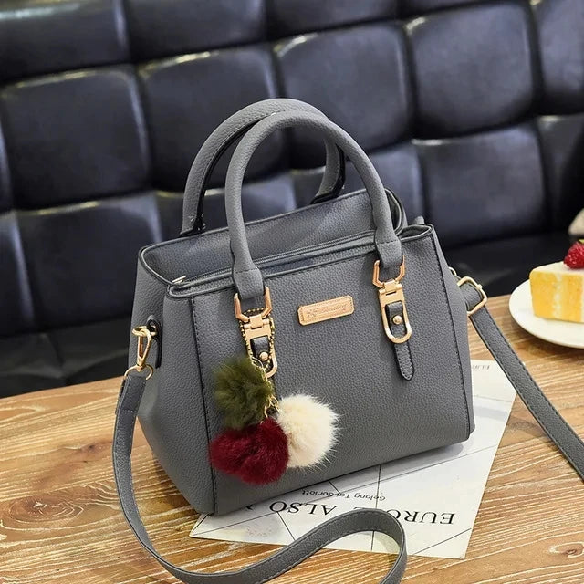 Borsa donna grande capacità ricamata con nappine – crossbody & tote 2025, borsa spalla elegante / uso quotidiano