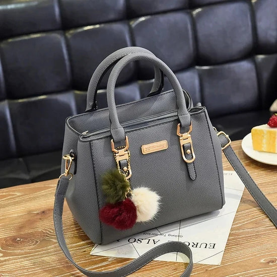 Borsa donna grande capacità ricamata con nappine – crossbody & tote 2025, borsa spalla elegante / uso quotidiano