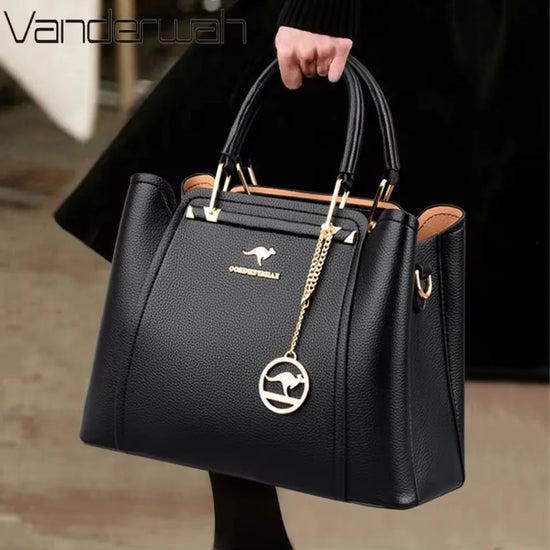 Borsa a tracolla donna con tasche e scomparti - foto 38 della galleria