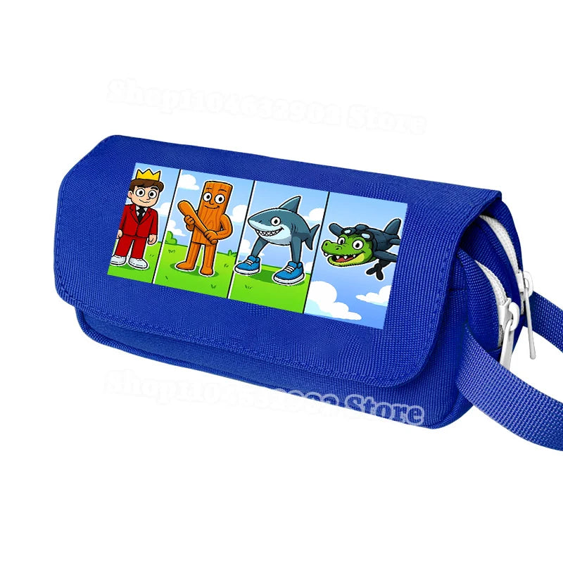 Astuccio Italian Brainrot Astuccio scuola| Idee regalo divertenti per studenti e ufficio