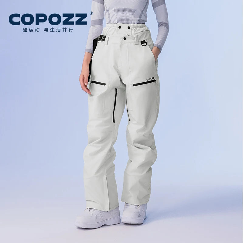Pantaloni da sci unisex 3L impermeabili e antivento 2025 – snow-pants tecnico da snowboard e montagna