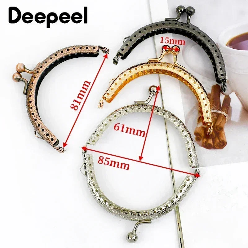 Chiusure da 85 mm Kiss-Lock – 5-10 pezzi per Portamonete e Borse fai-da-te