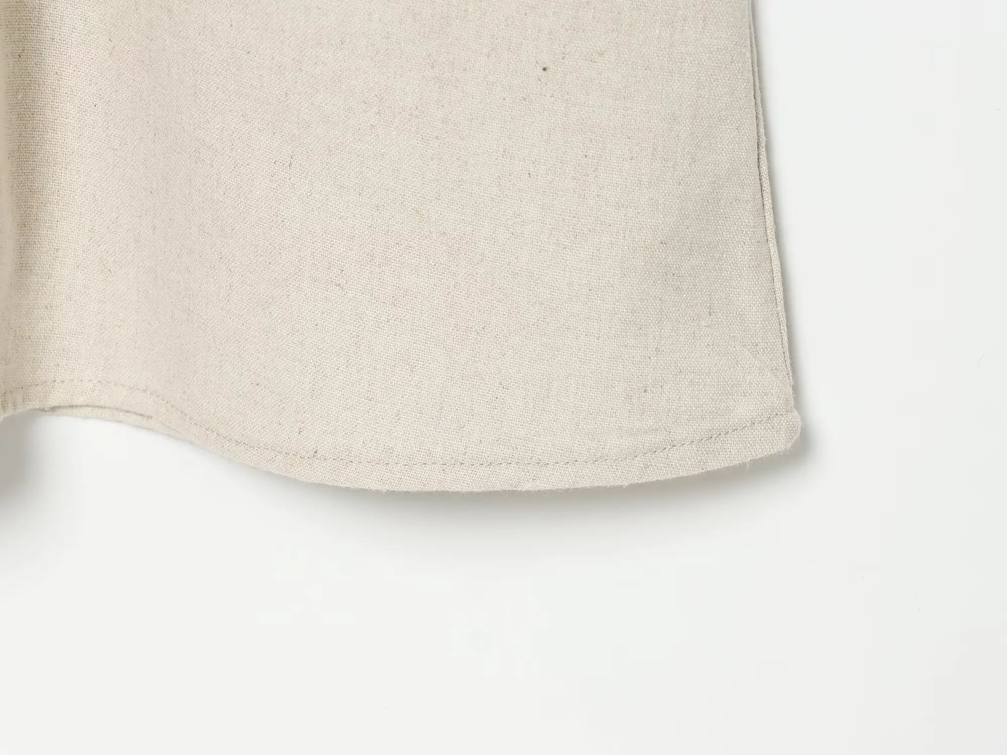 Abito Donna in Lino e Cotone – Vestito Beige Estivo con Scollo a V