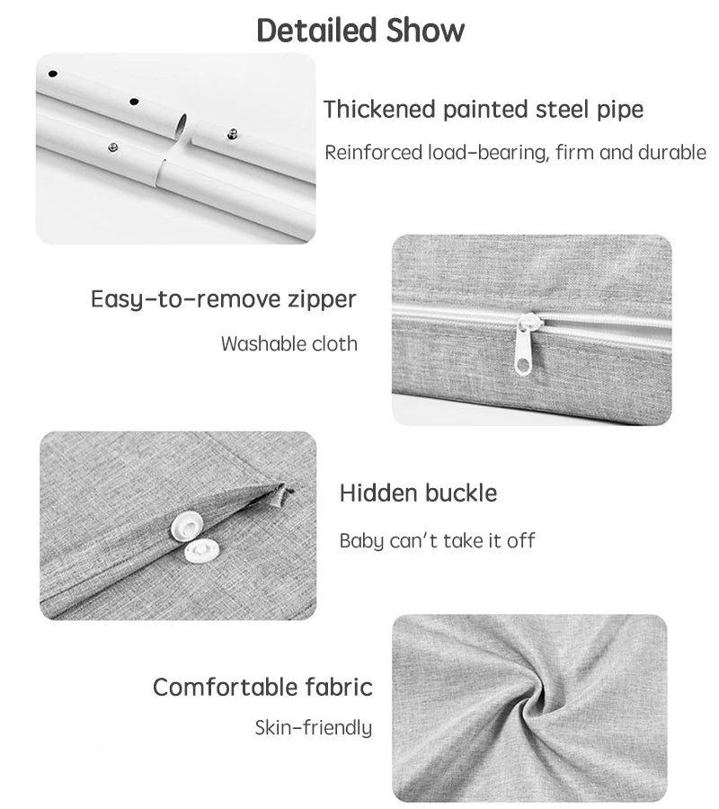 Sponda Letto Bambini 47 cm – Barriera Anticaduta Compatta