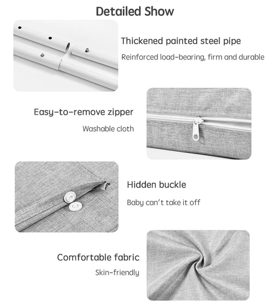 Sponda Letto Bambini 47 cm – Barriera Anticaduta Compatta