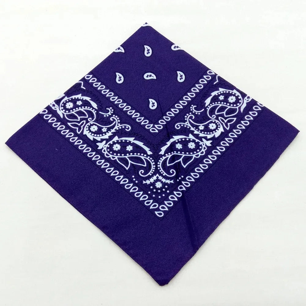 Bandana hip hop stile vintage in cotone, 20 colori assortiti