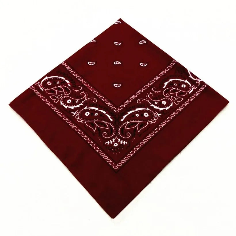 Bandana hip hop stile vintage in cotone, 20 colori assortiti