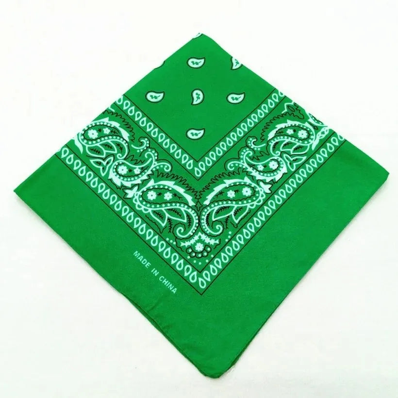 Bandana hip hop stile vintage in cotone, 20 colori assortiti