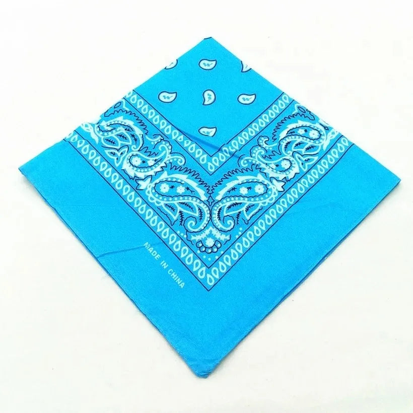 Bandana hip hop stile vintage in cotone, 20 colori assortiti