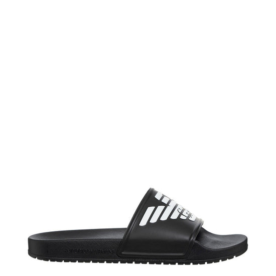 Ciabatte nere da donna Emporio Armani, suola comoda e design minimal