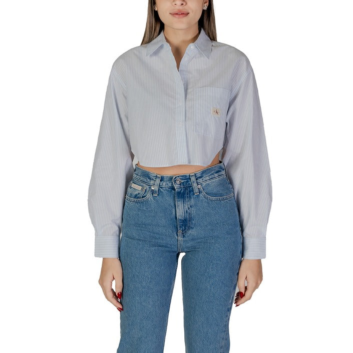 Calvin Klein Jeans Camicia Donna crop top