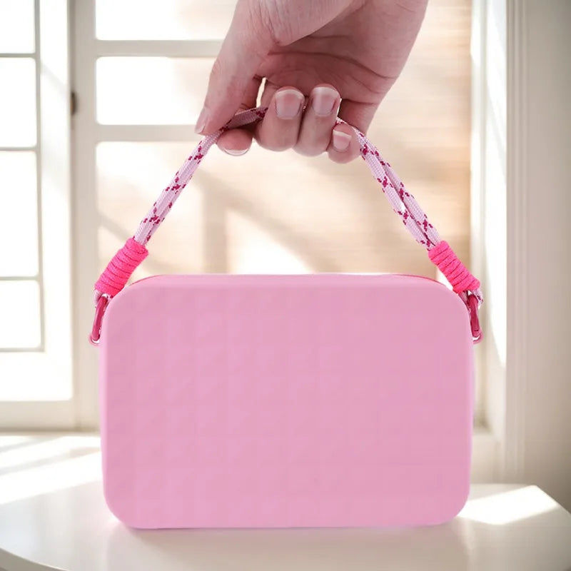 Pochette silicone donna compatibile Bogg Bag impermeabile porta trucco e smartphone mare
