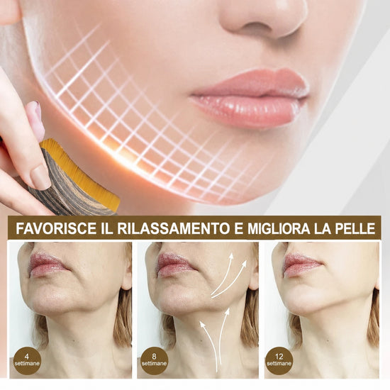 Spazzola Drenaggio Linfatico Viso – Massaggiatore Manuale per Skincare