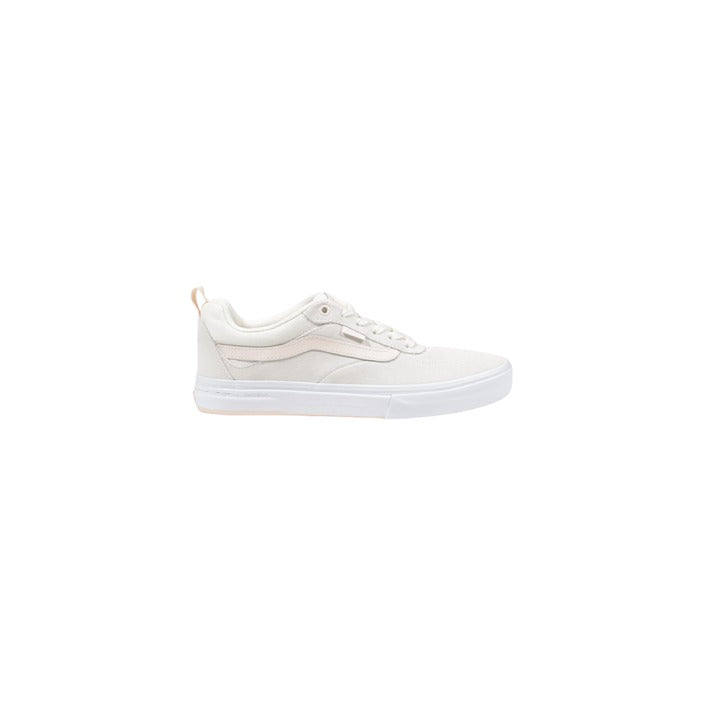 "Sneakers da donna Vans rosa con suola waffle in gomma, logo Vans e design classico per uno stile casual e street."